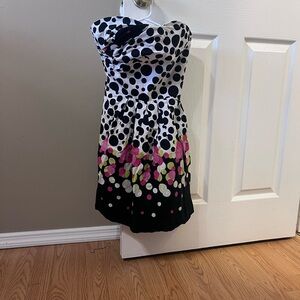 Johnny Martin Monochrome Polka Dot Dress